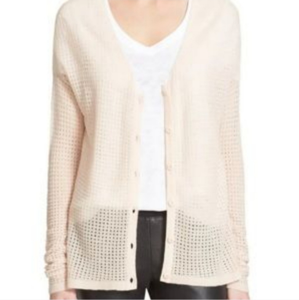 ATM Anthony Thomas Melillo Pink Cashmere Cardigan Size xs